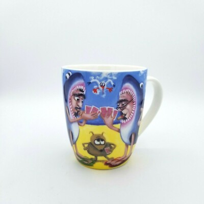 Maxwell & Williams: Card Sharks - Porcelain 14 oz. Coffee Mug by Sue Janson 2008