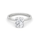 Diamond Engagement Ring VS1 F Cushion 3 Ctw Lab Created IGI Certified Special