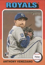 2024 Topps Heritage High Number - Anthony Veneziano Kansas City Royals #602 (RC)