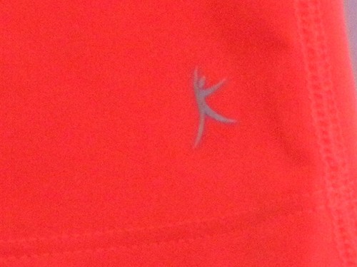 Danskin Now Loose Neon Orange Tee Size S/Ch (4-6) Cap Sleeves - 第 2/8 張圖片