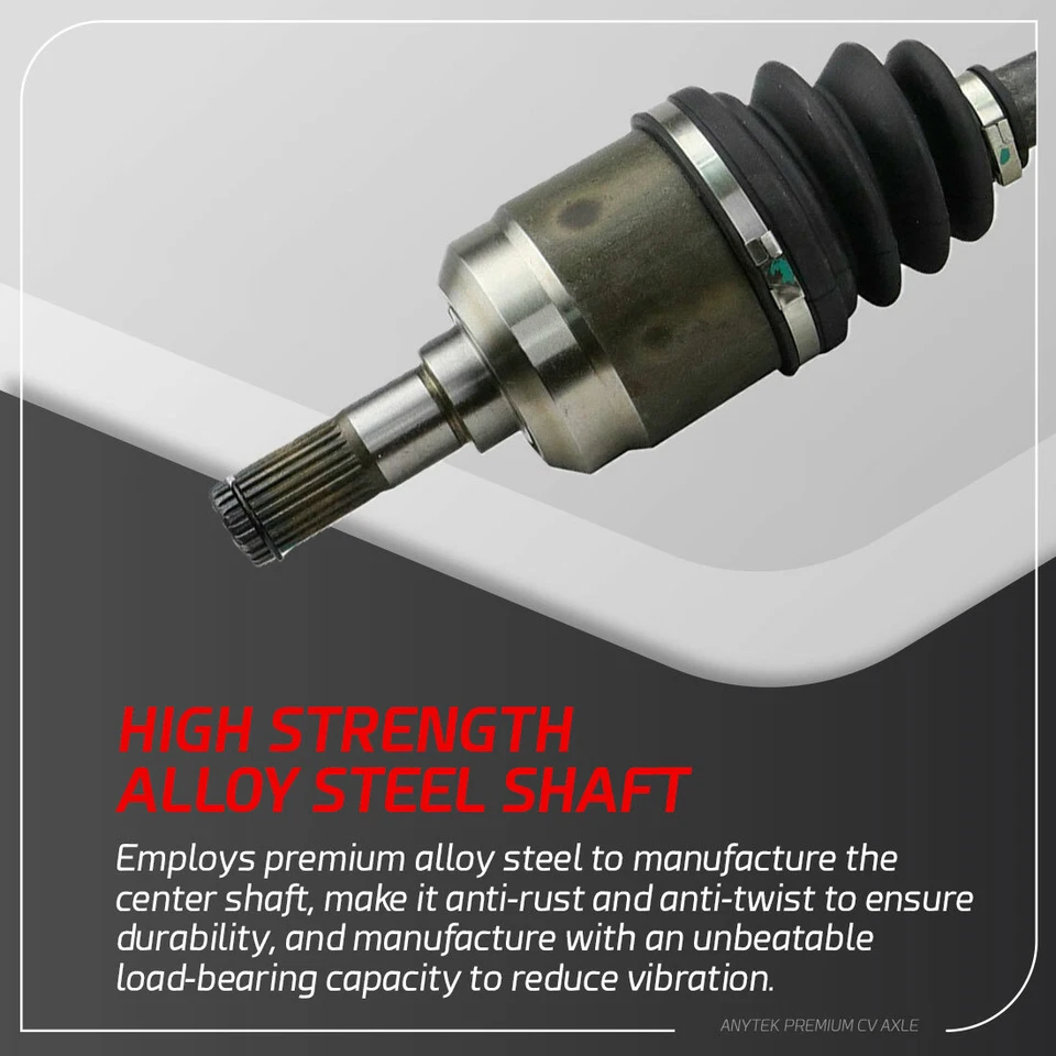 Eje delantero derecho CV para Hyundai Elantra 2001-2006 2005-2009 Kia Spectra manual Foto 4 de 4