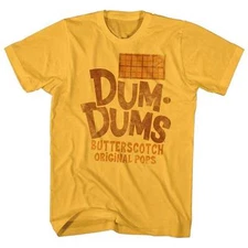 Dum Dums Candy Suckers Butterscotch Original Pops Men's T Shirt 