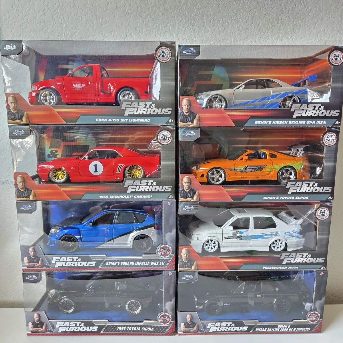 Jada Toys 1:24 Fast & Furious Diecast Cars, Trucks & Vans for sale