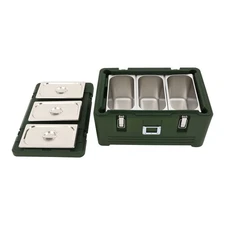 Commercial Insulated Catering Hot Cold Serving Chafing Dish Food Pan Carrier 30L