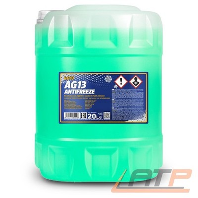 MANNOL 20 L LITER ANTIFREEZE AG13 (-40) HIGHTEC KÜHLERFROSTSCHUTZMITTEL GRÜN
