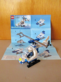 Lego City 30226 Police Helicopter w/Mini Figure Complete