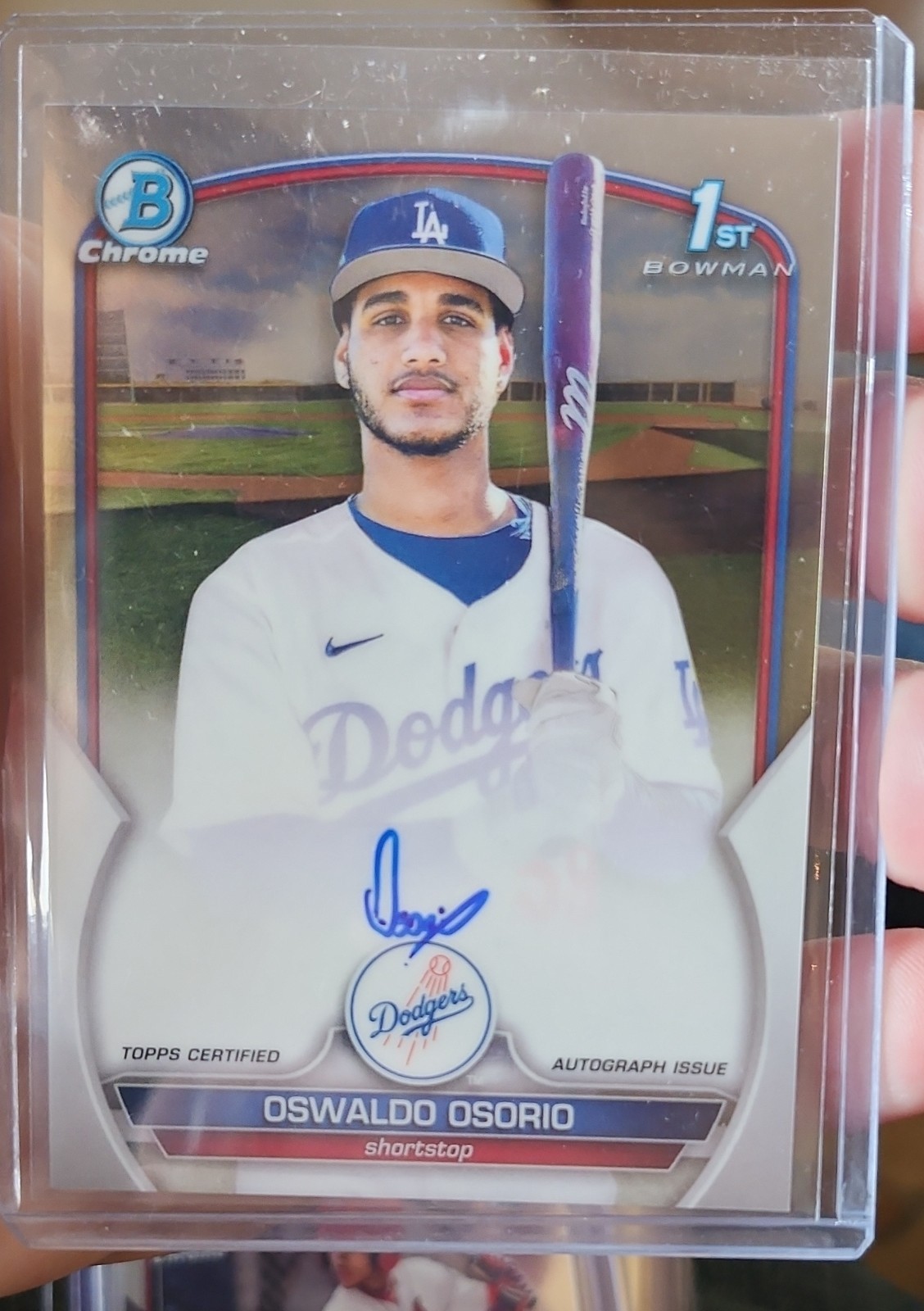 2023 Bowman Chrome - Prospect Autographs Oswaldo Osorio #CPA-OO (AU, RC)