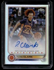2022-23 Topps Chrome McDonald's All American Autographs Paris Clark Auto Long