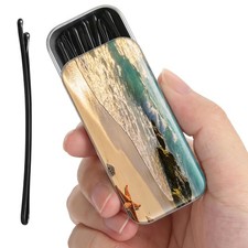 Curved Bobby Pins, with spherical ends, included in a beautiful storage box, ...