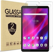 2 Pack Tempered Glass Screen Protector for Lenovo Tab M8 8 Inch 9H Hardness