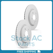 New 2PCS Rear Coated Vented Disc Brake Rotor Fits Chevrolet Buick