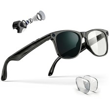 EarlySincere AI Smart Glasses with 4K Camera & ChatGPT Photochromic Transitio...