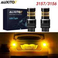 2-10pcs 3157 3156 3057 Led Amber Yellow Turn Signal Parking Drl Light Bulbs Eah