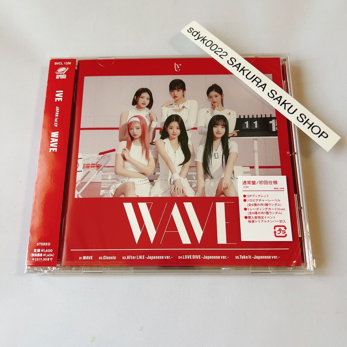 IVE Japan 1st EP WAVE Regular Edition CD BVCL-1326 NEW