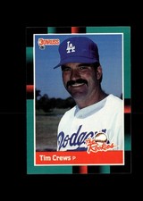 Tim Crews - 1988 Donruss RC Rookie Card #20 - Los Angeles Dodgers + Free Ship. rookie card picture