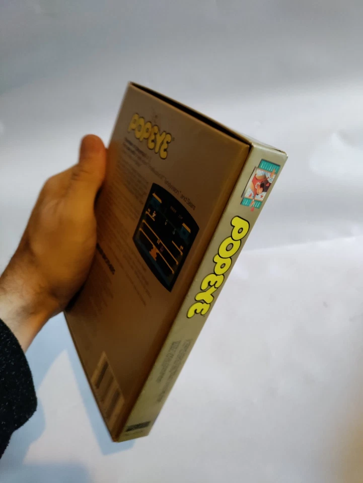 Popeye For Intellivision Parker Brothers Vtg Video Game Cartridge CIB Boxed Mint - Image 3 of 4
