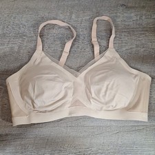 EUC Honeylove Crossover Bra Tan Nude Size 1X Wireless Comfort
