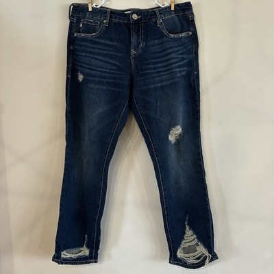 Women s Dear John Denim Jeans 28 Dark Wash Distressed