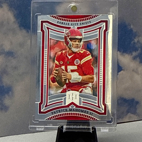 Panini 2023 National Treasures Patrick Mahomes II Treasure Hunt THS-PM /25