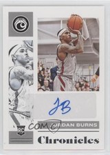 2021-22 Panini Chronicles Draft Picks Rookie Signatures Jordan Burns Auto 0sk0