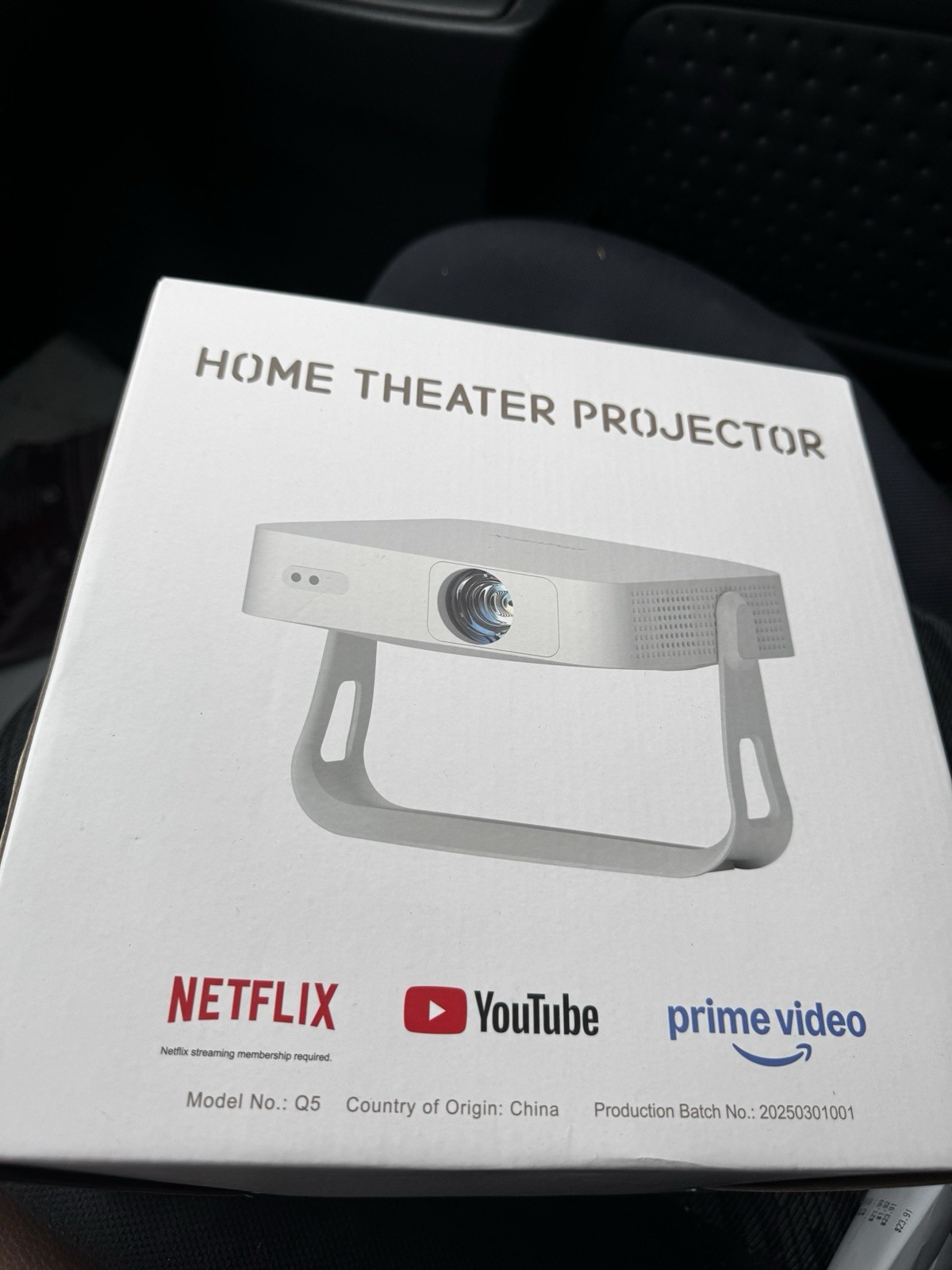 DBPOWER N5 Movie Projector Ultra-Slim 1.97, Netflix Licensed