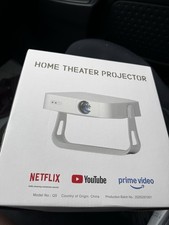 DBPOWER N5 Movie Projector Ultra-Slim 1.97, Netflix Licensed, AI Auto Focus