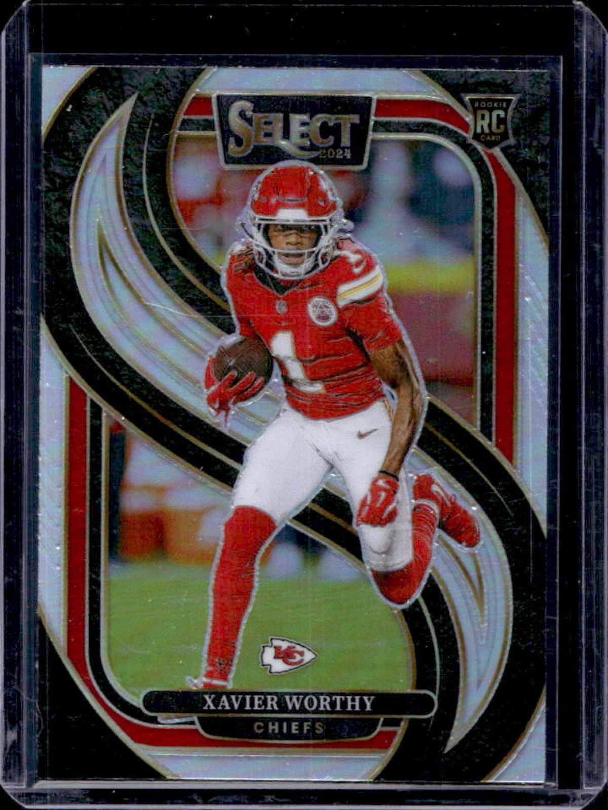 2024 Select Xavier Worthy Premier RC Silver Prizm #119 Chiefs