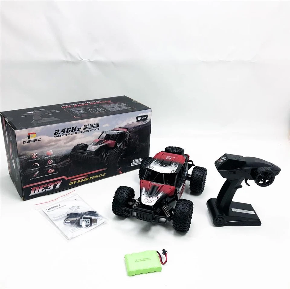 DEERC RC Ferngesteuertes Auto DE37 für Kinder,1:16 Spielzeug Car mit 2,4 Ghz