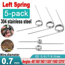 Molle Torsionali 0,7mm Wiredia Acciaio Inox, Molla di Torsione Meccanica Piccola