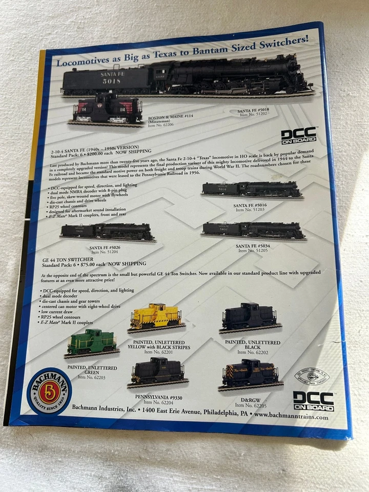 Model Railroad News Magazine April 2009 Vol 15 Issue 4 SP Moguls Brass Foto 2 de 2