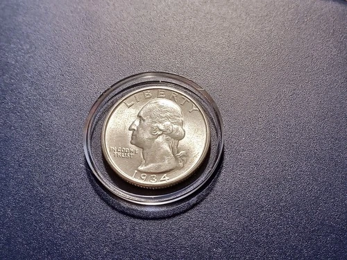 Choice BU 1934-P Washington Quarter (Heavy Motto)