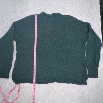 Seasalt Cornwall Womens US Size 14  Seawater Green Wool Blend Sweater