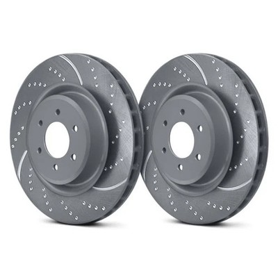 For Ford F-150 04-11 Brake Rotors EBC 3GD Series Sport Dimpled & Slotted 1-Piece
