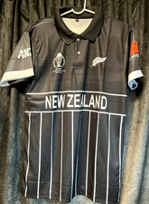 New Zealand Cricket World Cup Jersey Black Men  s Medium 40  