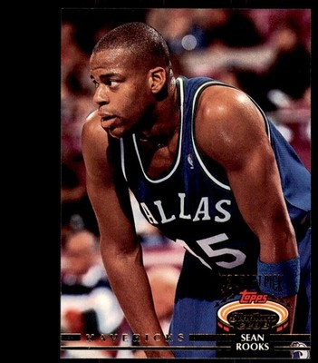 1992-93 Stadium Club Sean Rooks Basketball Cards #325