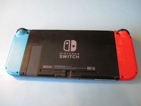 Nintendo Switch System Console w/Red & Blue Joy-Cons + Dock & Extras