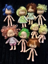 VINTAGE STRAWBERRY SHORTCAKE LOT OF 9 DOLLS 1979