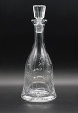 X3 Glas Karaffe mit Stöpsel geschliffen