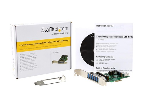 StarTech.com PEXUSB3S7 7 Port PCI Express USB 3.0 Card - Standard & Low-Profile - Picture 5 of 5