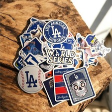 50 pcs LA DODGERS Laptop Skateboard doodle Waterproof Sticker