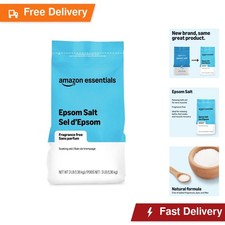 Amazon Essentials Epsom Salt Soak, Magnesium Sulfate USP, 3 Pound, 1-Pack...