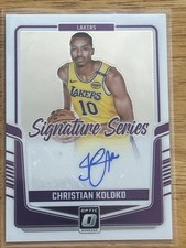 2024-25 Panini Donruss Optic - Signature Series Christian Koloko, Christian...