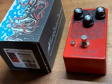 EarthQuaker Devices Plumes Guitar Effects Pedal - custom red