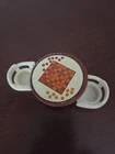Vintage Fisher-Price Little People Checkers Table + Chairs
