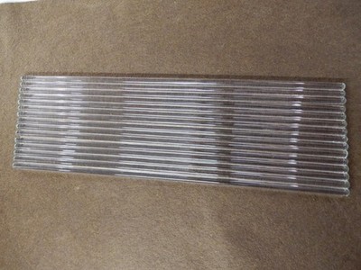 15 Pack 12'' Glass Stirring Rods Round ends for Science Education,Lab/Kitchen