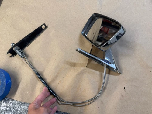 1967 1968 Ford Mustang GT C7AB 17743B Outside Remote Mirror driver 67 68