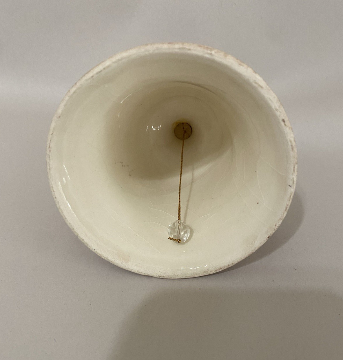 Treasure Craft USA Vintage MCM Ceramic Dole Kids Hawaii Collectible Bell