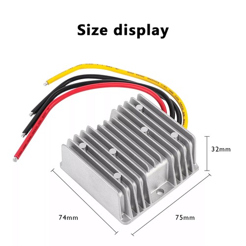 Convertitore DC 24V a DC 12V 30A 360W Step Down Regolatore di Tensione Impermeabile a - Foto 8 di 10