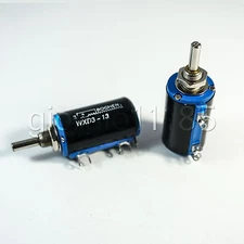 2x 100K ohm WXD3-13 Rotary Multi-turn Wirewound Precision Potentiometer