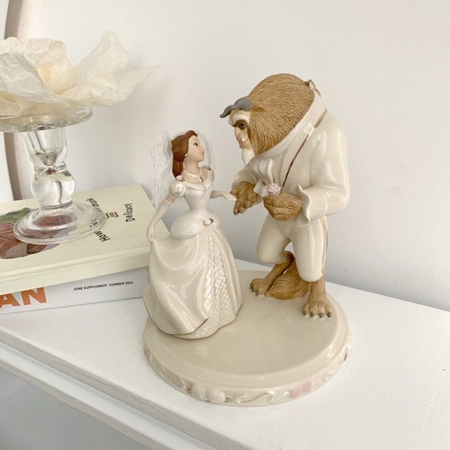 Escultura de cerámica Lenox Disney Boda de Bella La Bella y la Bestia - Imagen 7 de 14